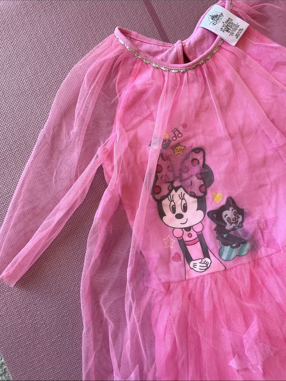 Disney Pink Minnie Mouse Tulle Dress for Kids